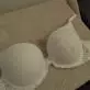 Elegant white bra cum